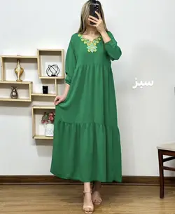 پیراهن گلدوزی آیدا2