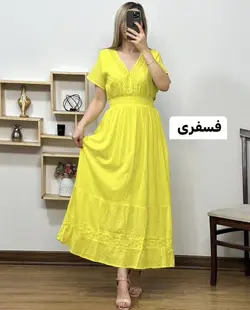 پیراهن خامه دوزی سلنا