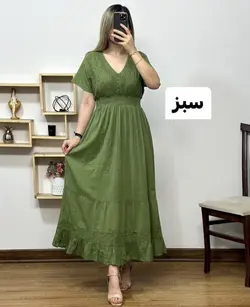 پیراهن خامه دوزی سلنا