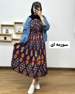 پیراهن لنگی هندی پروانه