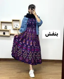 پیراهن لنگی هندی پروانه