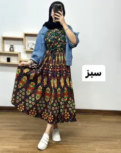 پیراهن لنگی هندی پروانه