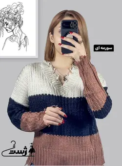 بلوز بافت زاپدار اورجینال