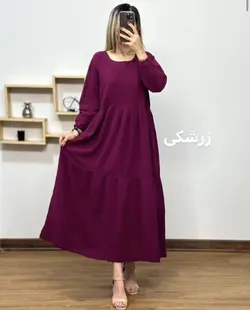 پیراهن مانتویی الیاف شیرین(۷)