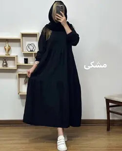 پیراهن مانتویی الیاف شیرین(۷)