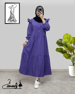 پیراهن مانتویی داکرون