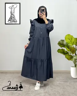 پیراهن مانتویی داکرون