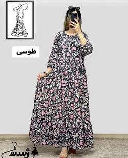 پیراهن چیندار فلورا