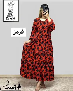 پیراهن چیندار فلورا