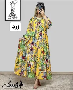 پیراهن چیندار فلورا