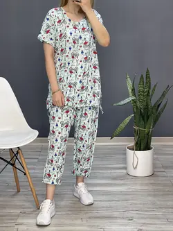 ست بلوز شلوار نخ ایفل