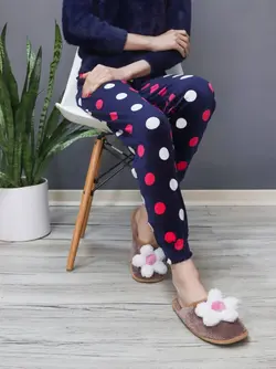 شلوارمخمل توپک رنگی