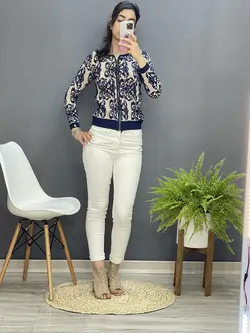 ژاکت گل برجسته
