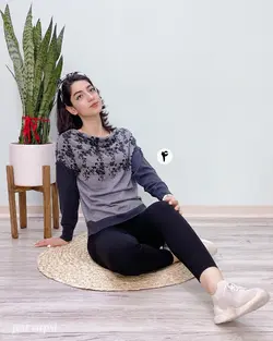 بلوزبافت یقه شل