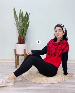 بلوزبافت یقه شل