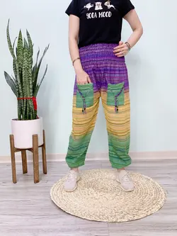 شلوار سندبادی رنگین کمان