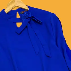 شومیز کرپ گلی
