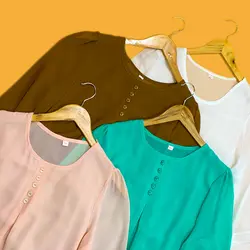 شومیز حریر پنج دکمه