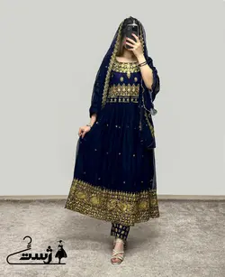 پیراهن حریرملکه