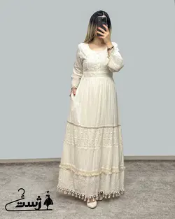 پیراهن خامه دوزی پونه