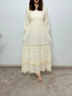 پیراهن خامه دوزی پونه