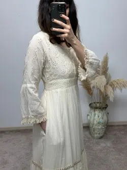 پیراهن خامه دوزی پونه