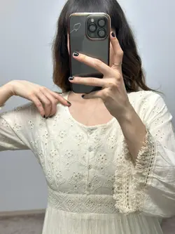 پیراهن خامه دوزی پونه