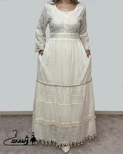 پیراهن خامه دوزی پونه