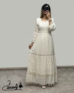 پیراهن خامه دوزی پونه