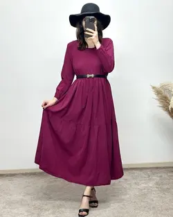 پیراهن مانتویی الیاف ۸