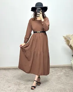 پیراهن مانتویی الیاف ۸