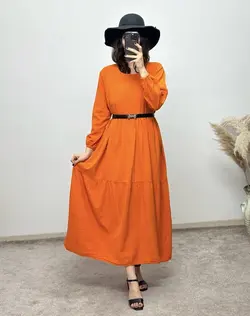 پیراهن مانتویی الیاف ۸