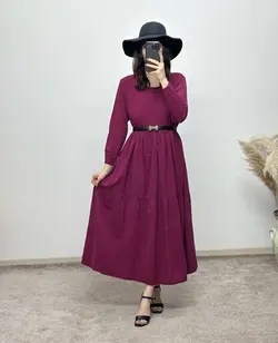 پیراهن مانتویی الیاف ۸