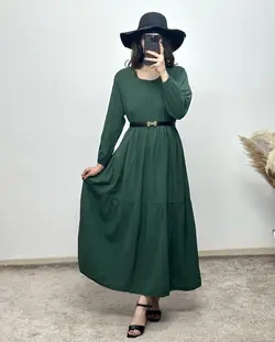 پیراهن مانتویی الیاف ۸