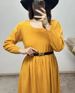 پیراهن مانتویی الیاف ۸