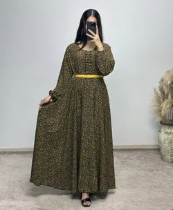 پیراهن کرپ نخ دنیا