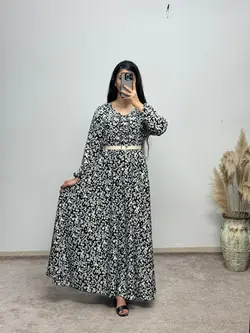 پیراهن کرپ الیزه مها