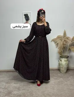 پیراهن کرپ فلورآیسان