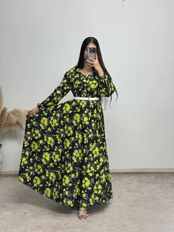 پیراهن تمام کلوش پامچال