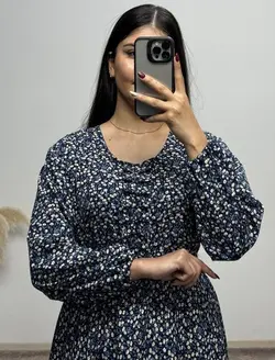 پیراهن کرپ زارا نیم کلوش