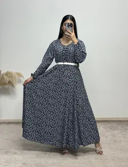 پیراهن کرپ زارا نیم کلوش