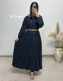 پیراهن نخی پرنیا