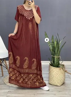 پیراهن کریشه نخ نیلدا