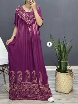 پیراهن کریشه نخ نیلدا