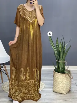 پیراهن کریشه نخ نیلدا