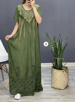 پیراهن کریشه نخ نیلدا