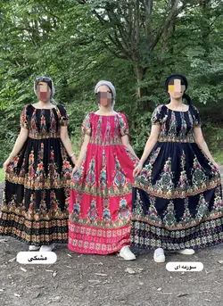 پیراهن قواره دار ماهگون