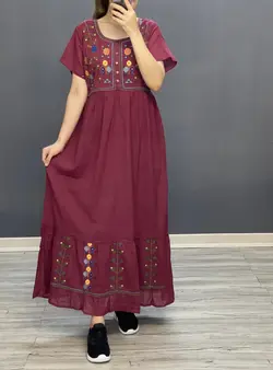 پیراهن گلدوزی لاله
