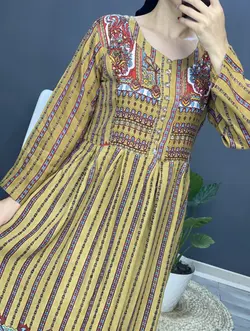 پیراهن نخی سنتی