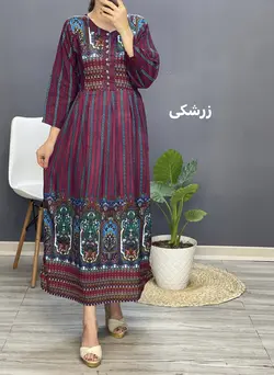 پیراهن نخی سنتی